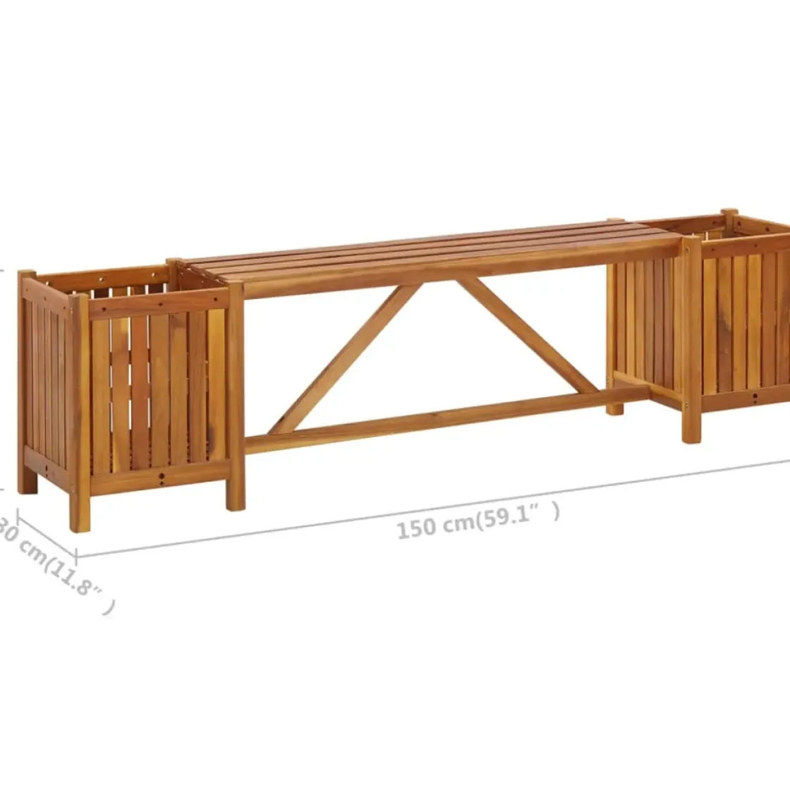 Vidaxl Tuintafel Poly Rattan En Massief Acaciahout Zwart-Brico Online