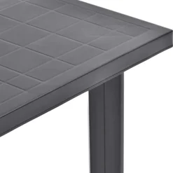 Vidaxl Tuintafel 80X75X72 Cm Kunststof Antraciet-Brico Discount