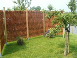 Videx Tuinscherm Jutland Wilgen 180X180Cm Bruin-Brico Outlet