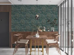 Vinylbehang Op Vlies Louvre Blauw 387074-Brico Hot