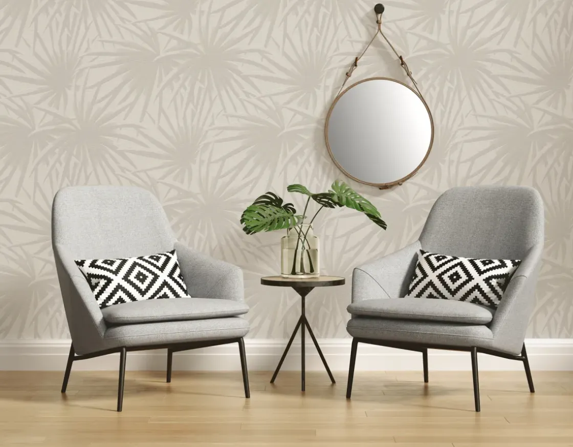 Vinylbehang Palmen Beige-Brico Sale