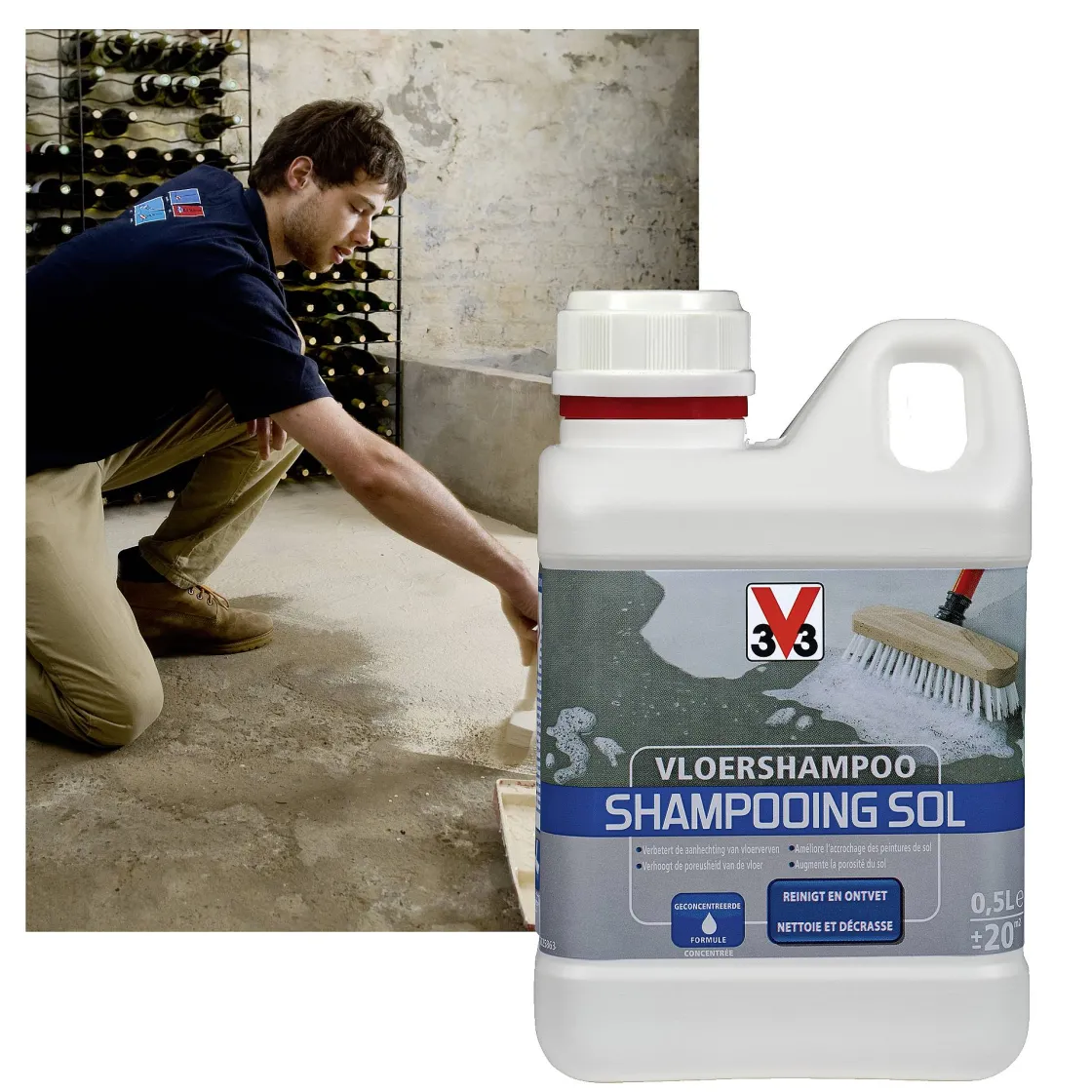 Brico Vloershampoo V33 500Ml Online