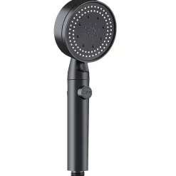 Brico Waterbesparende Douchekop Set - Mat Zwart - 5 Straalstanden Discount