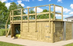 Weka Massief Houten Zwembad 595 Maat 2 Zand-Brico Clearance