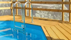 Weka Massief Houten Zwembad 595 Maat 1, Blauw/Mosica-Brico Online