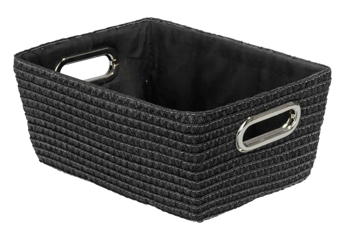 Brico Wenko Opbergmand Chromo Zwart 28X12X19,5Cm Sale