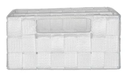 Brico Wenko Organizer Adria 3-Vaks 32X21X10Cm Met Wit