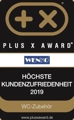 Brico Wenko Staande Toiletrolhouder 2-In-1 Rvs Glanzend Outlet