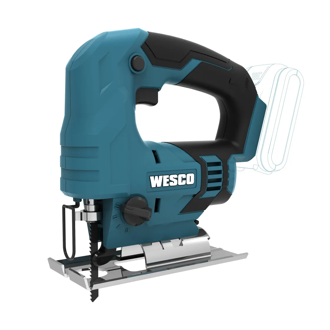 Brico Wesco Decoupeerzaag Zonder Accu Ws2903.9 18V Online