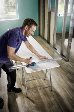 Brico Wolfcraft Gipsplaatsnijder Met Rail 90Cm Best