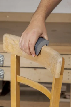 Wolfcraft Schuurblok Contour Korrel 120 100X90X25Mm-Brico Outlet