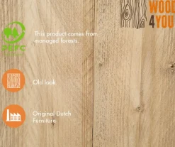 Wood4You - Tuinbank Lucas - 140Lx57Hx72D-Brico Clearance