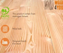 Wood4You-Loungeset 6 Douglas 210X210 Cm-Incl Kussens-Brico