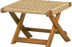 Woood Tuinvoetenbank Ruit Lois - Hout - Naturel - 34X45X44-Brico Outlet