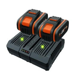 Brico Worx 2 Batterijen + Dubbele Lader Wa3611 20V 4Ah New