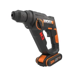 Brico Worx Accuboormachine + Boorhamer Combo Kit Wx927 20V (2 Accu'S) Hot