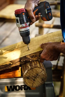 Brico Worx Accuboormachine Met Klopfunctie Wx354.9 20V (Zonder Accu) Discount