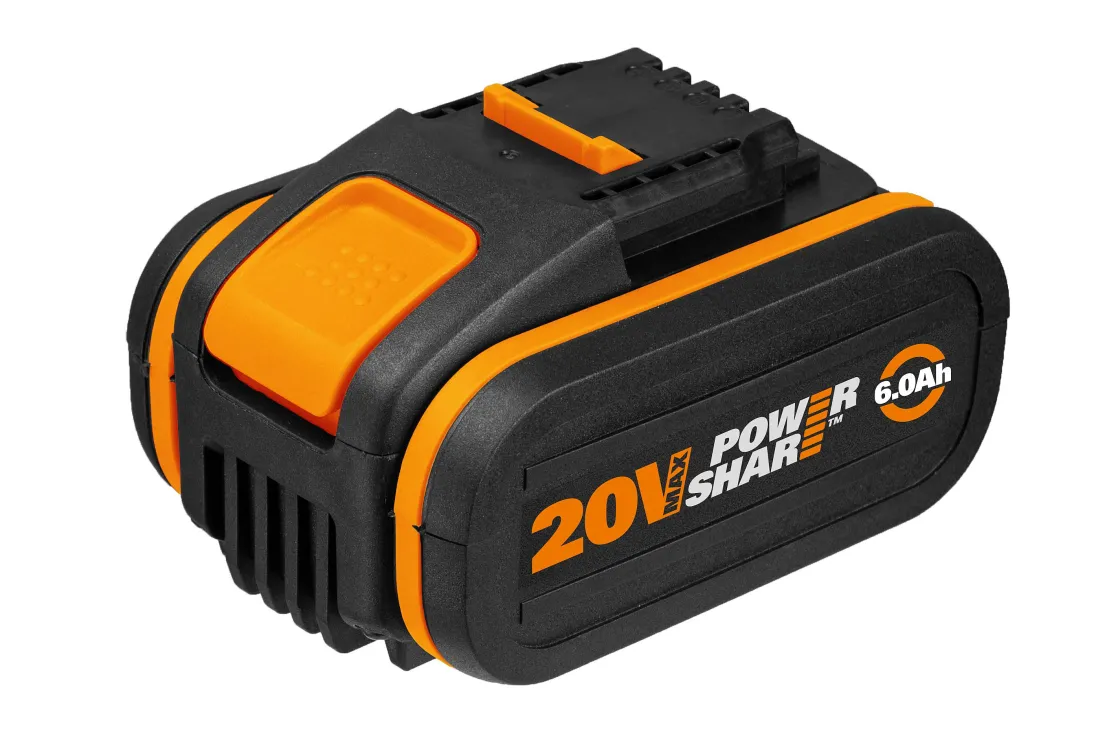 Brico Worx Batterij Powershare Li-Ion 20V 6,0Ah Discount