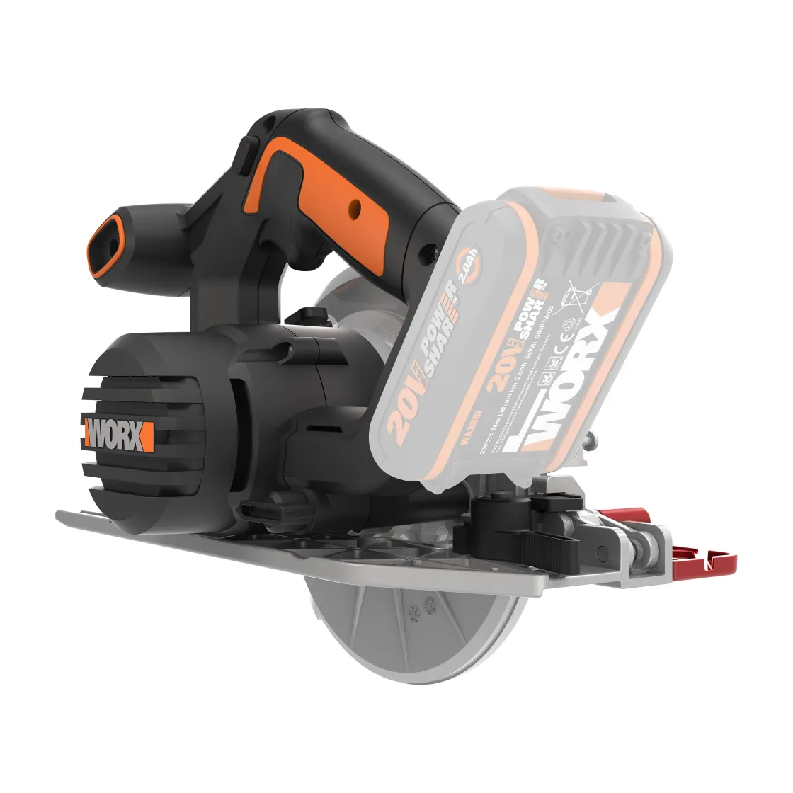 Brico Worx Cirkelzaag Wx530.9 20V (Zonder Accu) Online