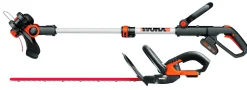 Brico Worx Grastrimmer Wg163 + Heggenschaar Wg260E.9 Best