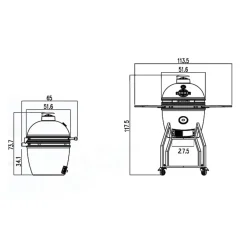 Yakiniku Kamado Barbecue 16 M-Brico Outlet