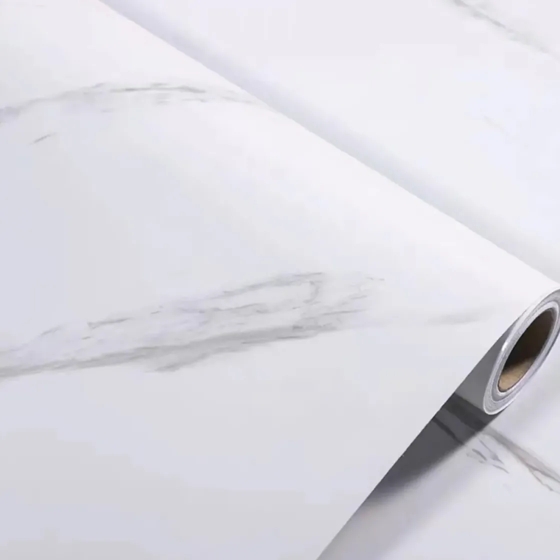 Zelfklevend Behang - Pvc - Marmer - Wit - Marmo Bianco Glossy - 122Cmx10M-Brico Online
