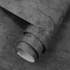 Zelfklevend Behang - Pvc - Betonlook - Cemento Grigio Scuro - 122Cmx10M-Brico Sale
