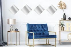 Brico Zelfklevende Spiegels 4 Stuks Vierkant 30X30Cm New