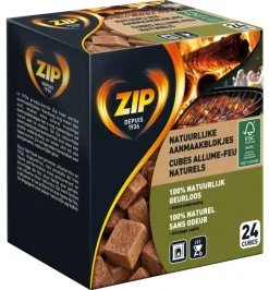 Brandstoffen<Brico Zip Aanmaakblokjes 'Natural' - 24 Stuks