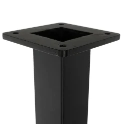 Zwarte Tafelpoot Vierkant - 40 X 40 X 720 Mm-Brico Hot