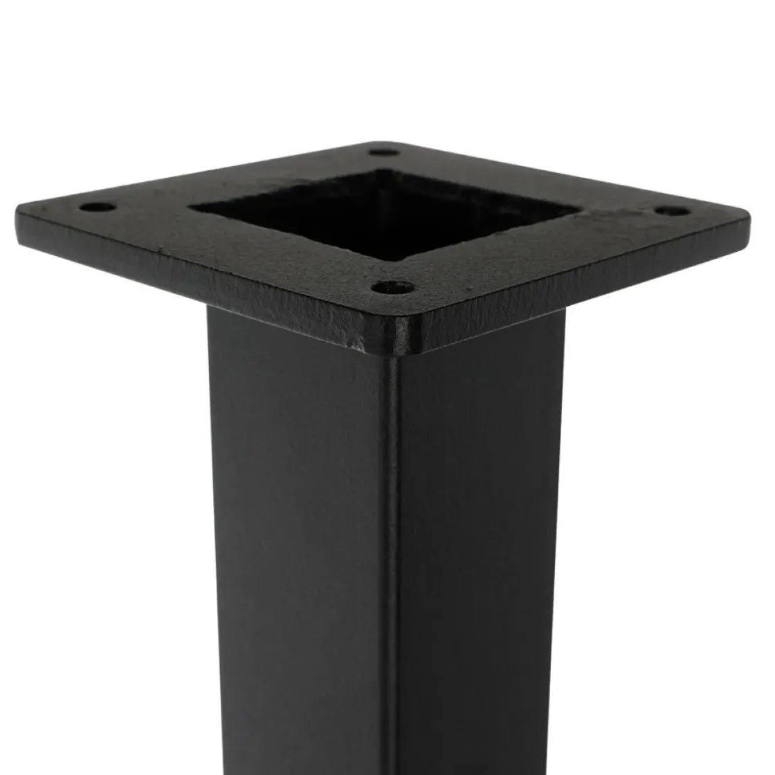 Zwarte Tafelpoot Vierkant - 40 X 40 X 720 Mm-Brico Hot