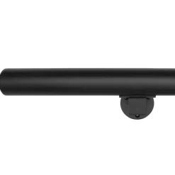 Zwarte Trapleuning 200 Cm + 2 Houders-Brico